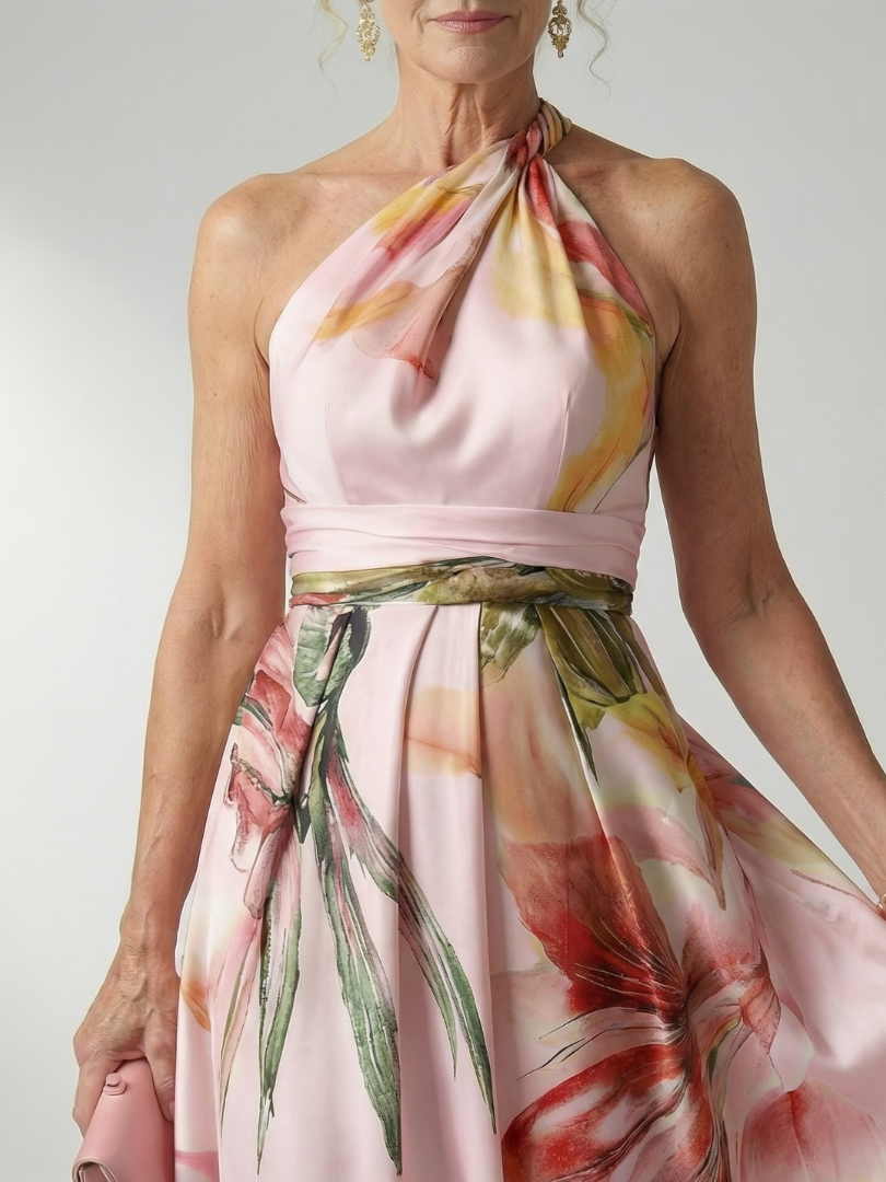 Amiel - Light Floral Maxi Dress