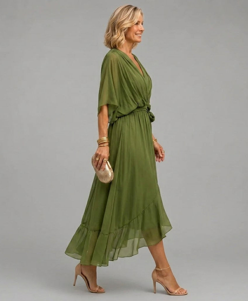 Monica - V-neck dress