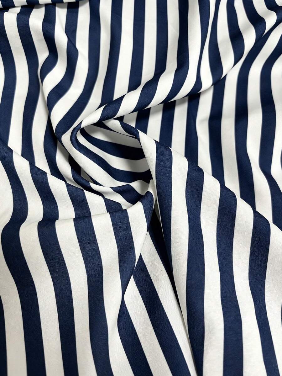 Layla - Striped Off Shoulder Puff Sleeve Maxi Dress