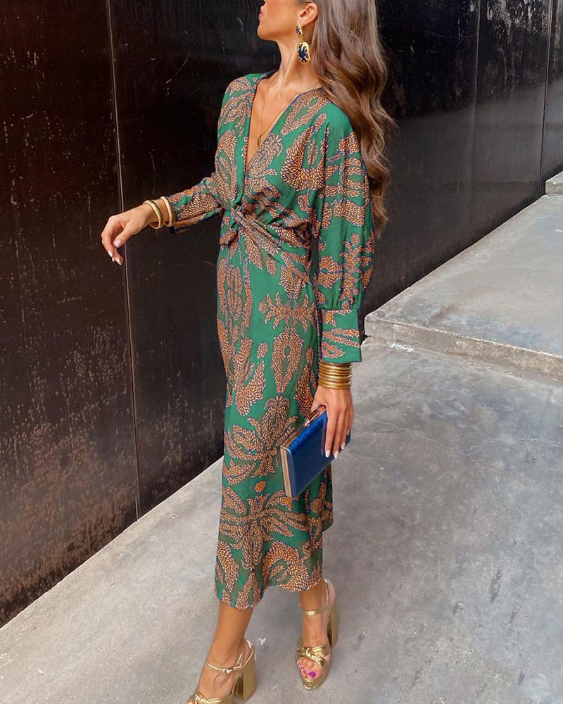 Isadora - Printed Midi Dress
