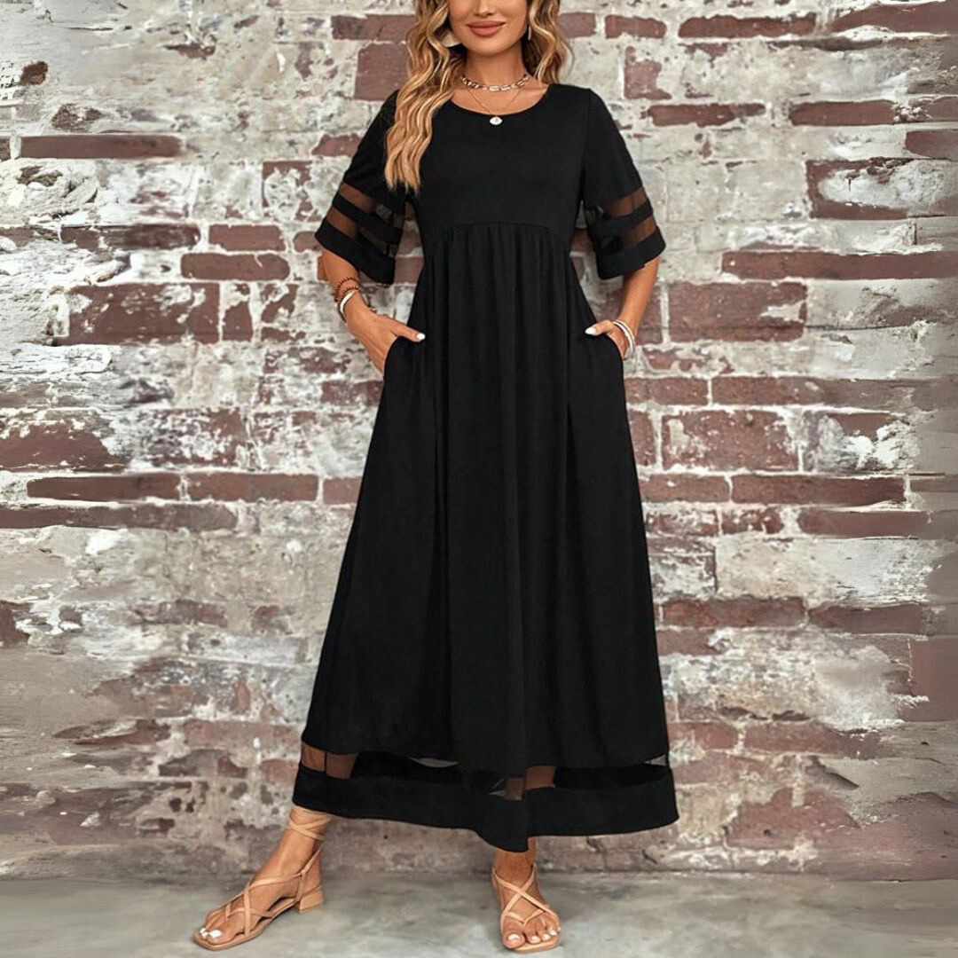 Aubrey - Empire Waist Midi Dress