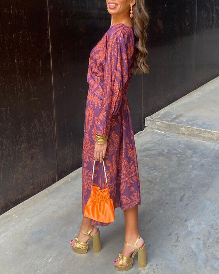 Isadora - Printed Midi Dress