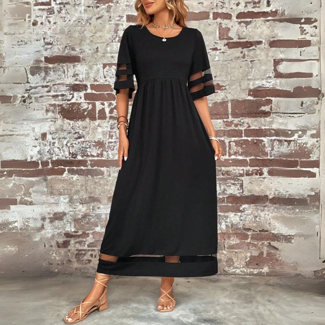 Aubrey - Empire Waist Midi Dress