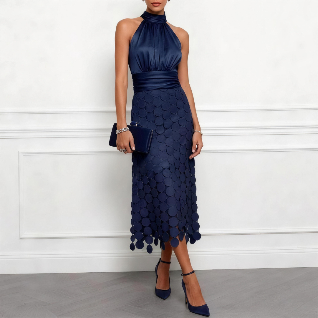 Celenne - Elegant Midi Dress For Ceremonies