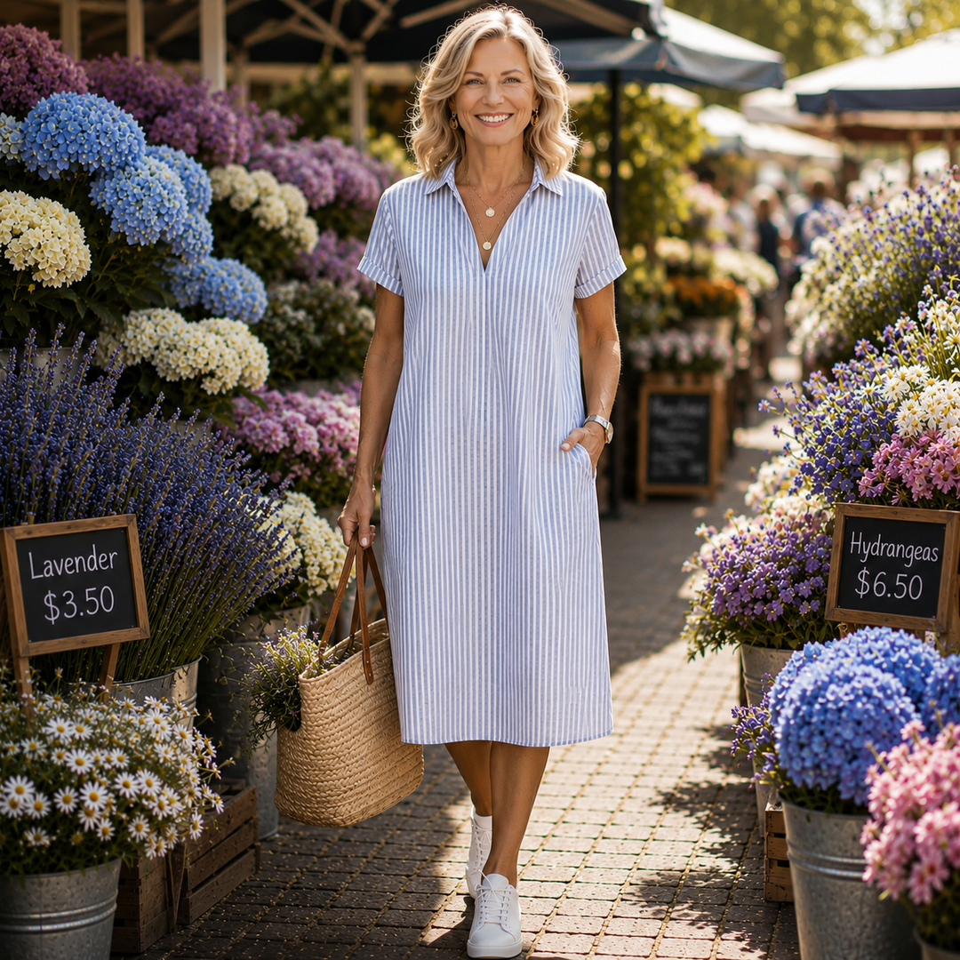 Bianca - Lightweight Comfort Midi Dress