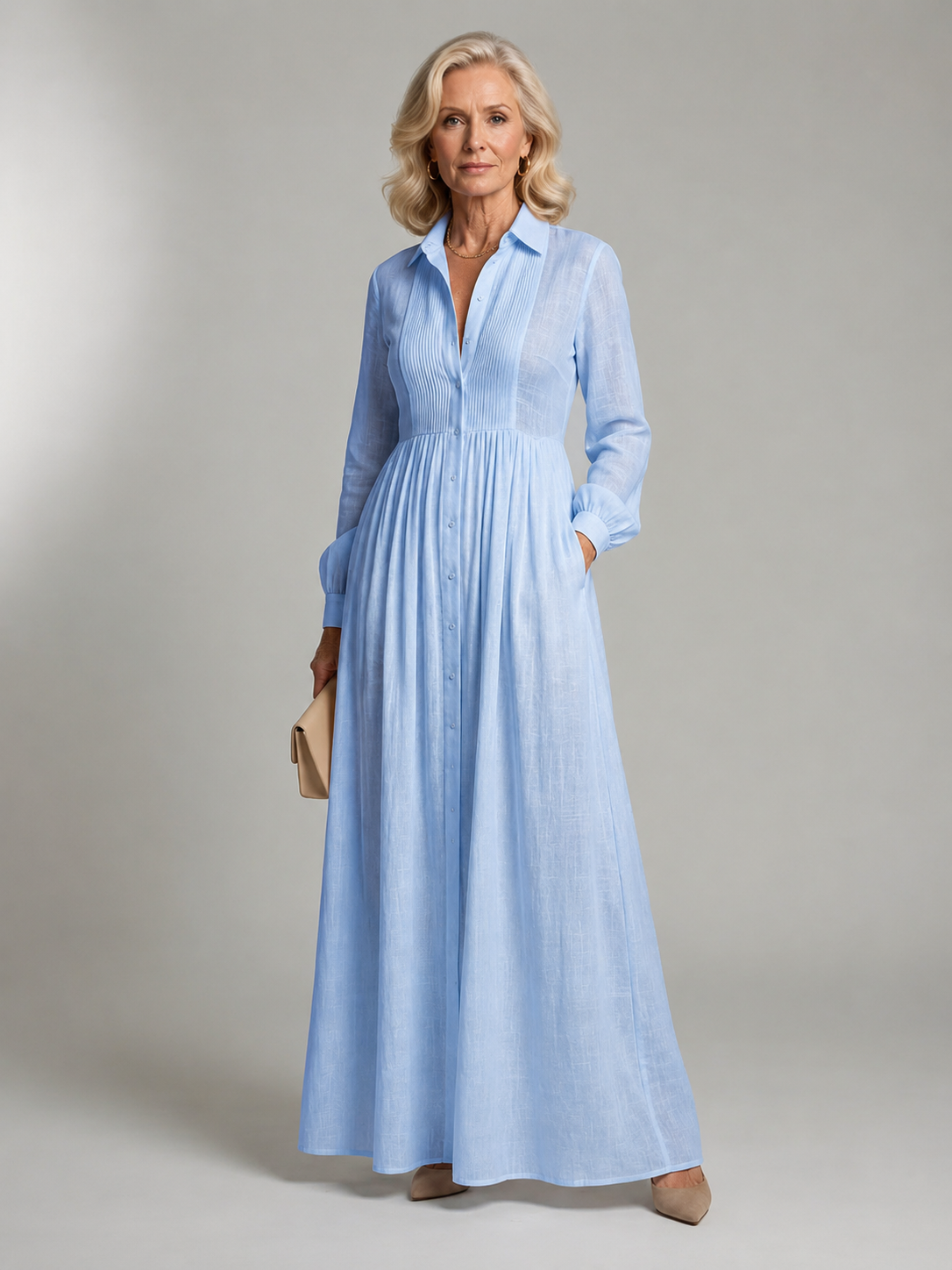 Lioren - Soft Flow Maxi Dress