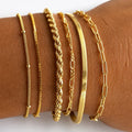 Isabella Vernetta Gold Bracelet Set