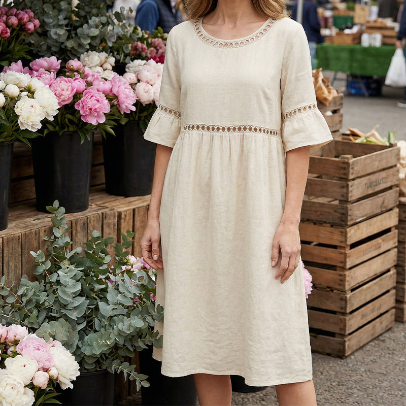 Amara - Flowing Midi Dress