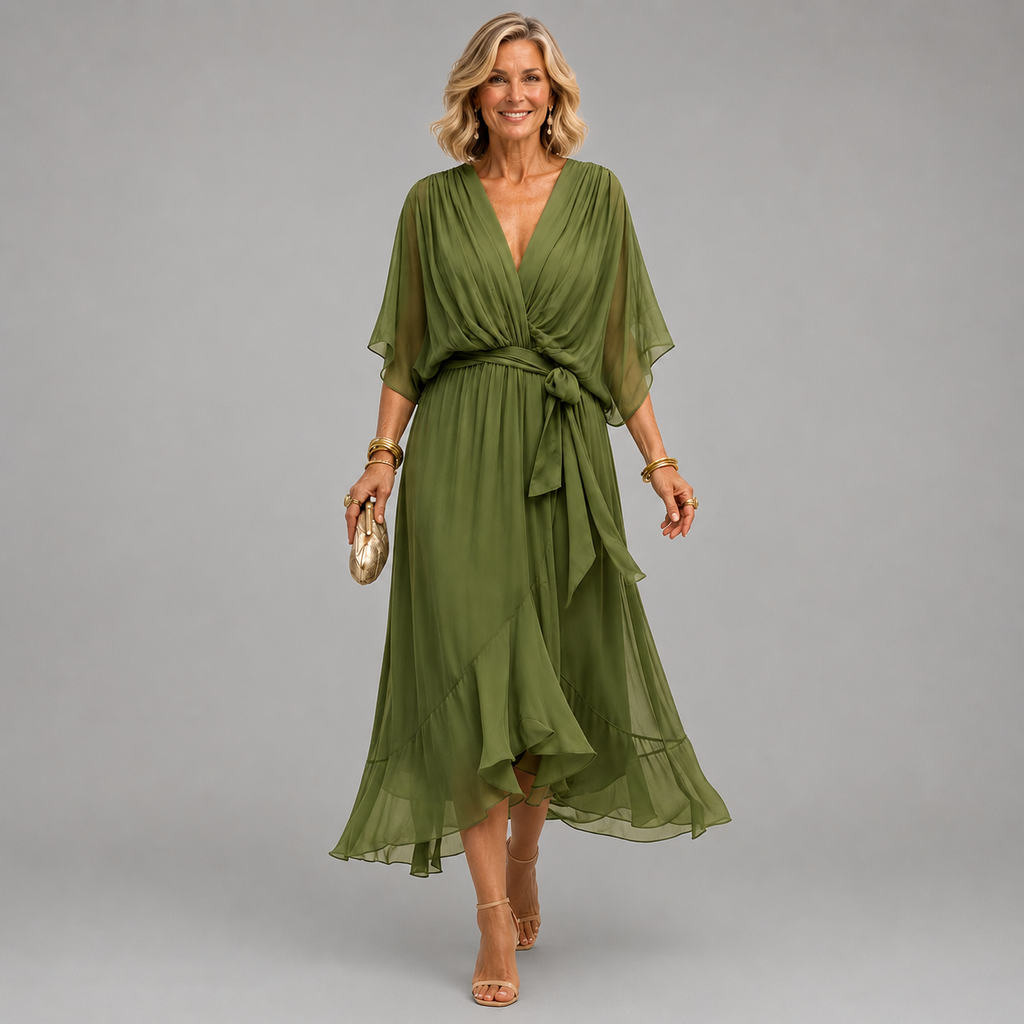 Monica - V-neck dress
