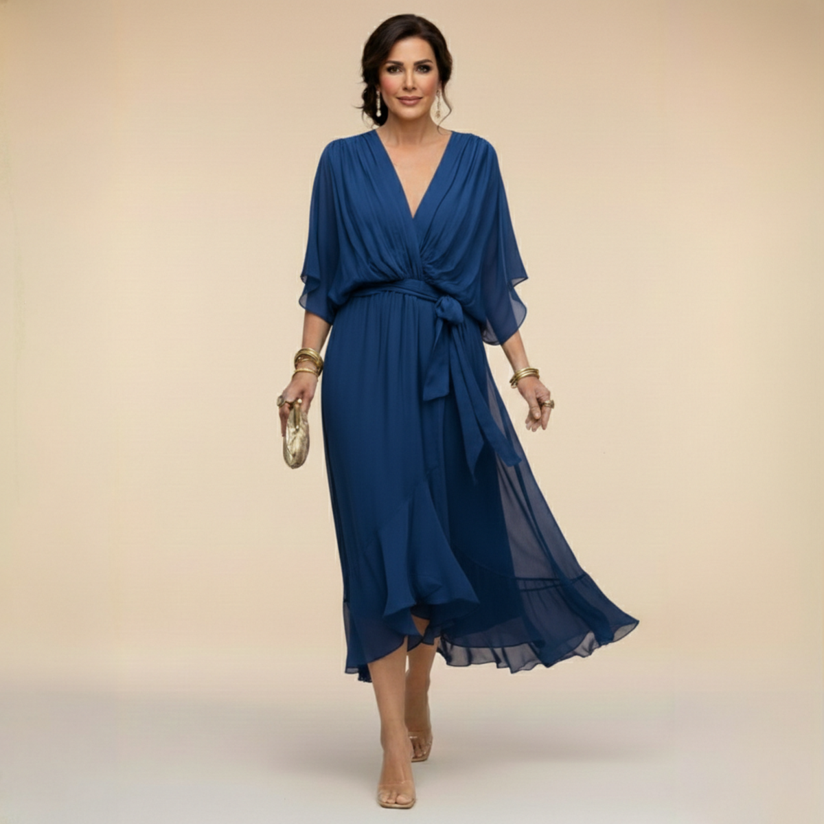 Monica - V-neck dress