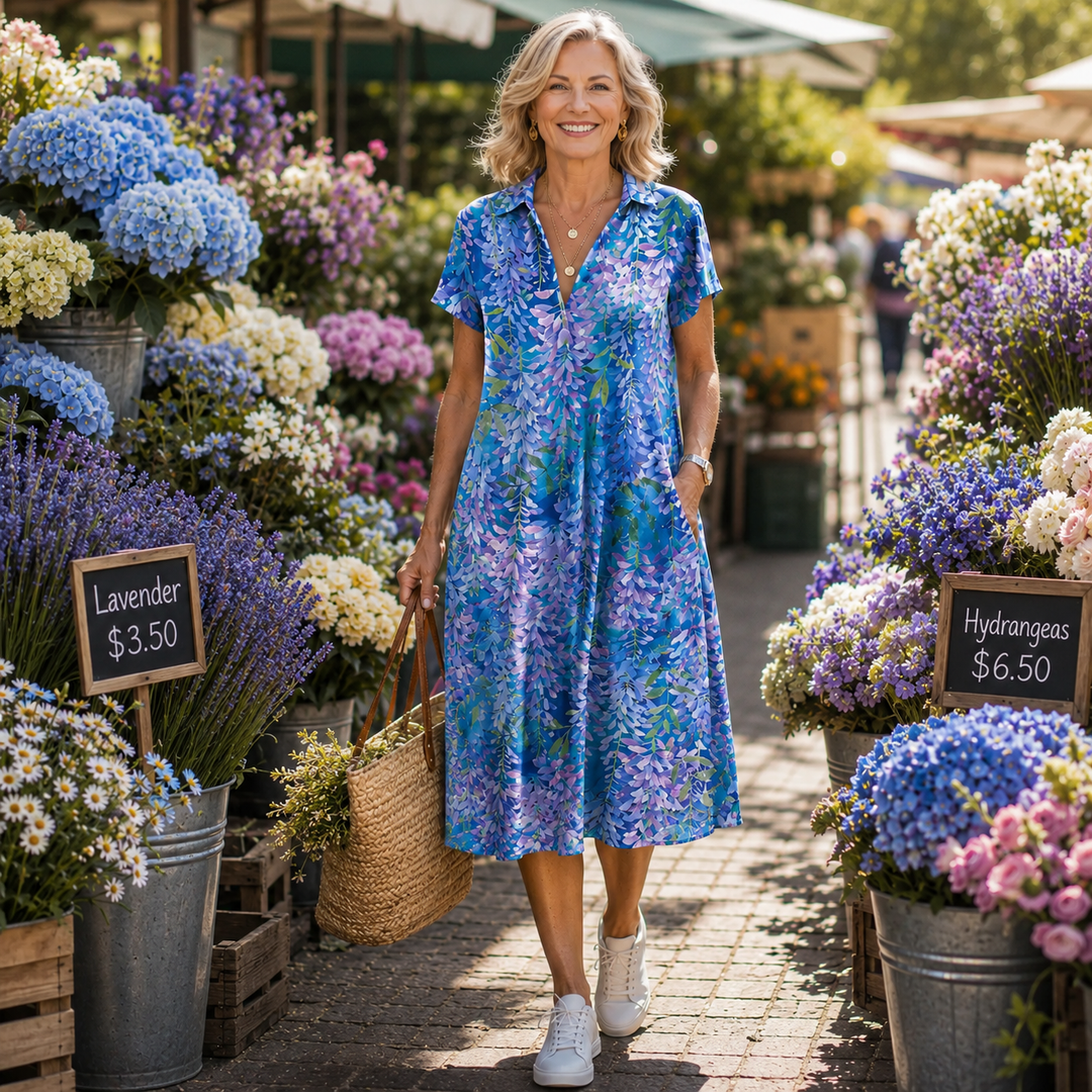 Bianca - Lightweight Comfort Midi Dress