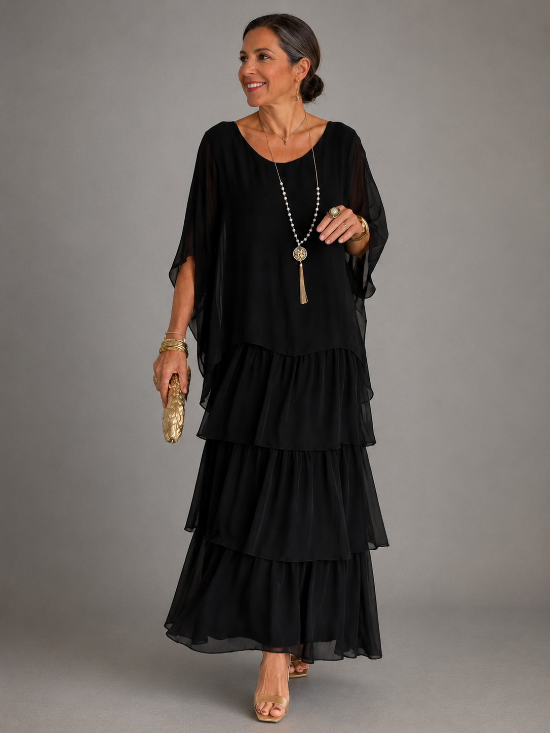 Chloe - Elegant Flowing Maxi Dress