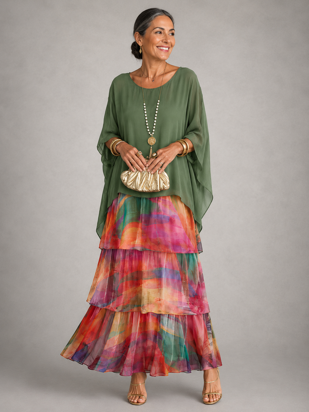 Chloe - Elegant Flowing Maxi Dress