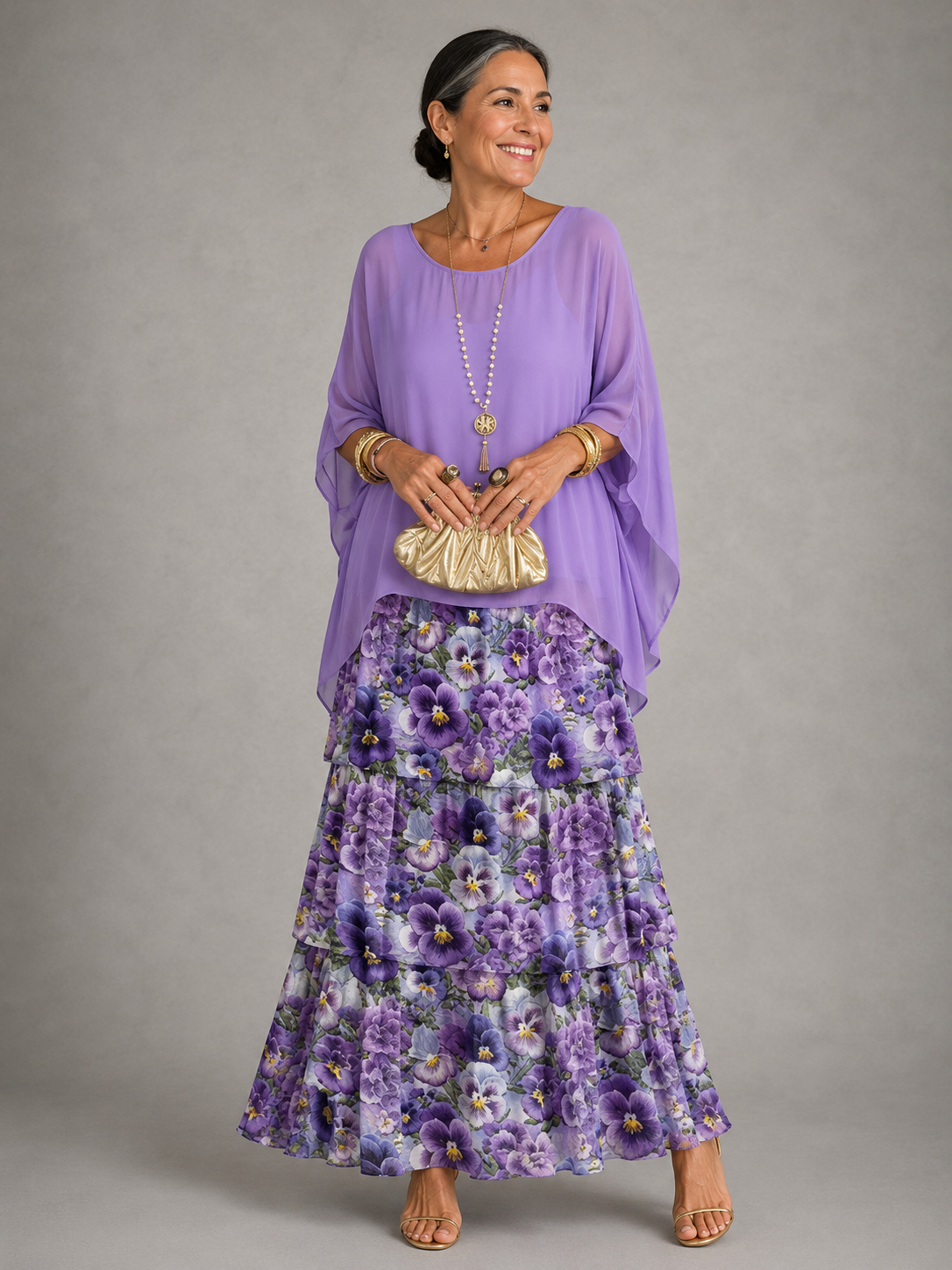 Chloe - Elegant Flowing Maxi Dress