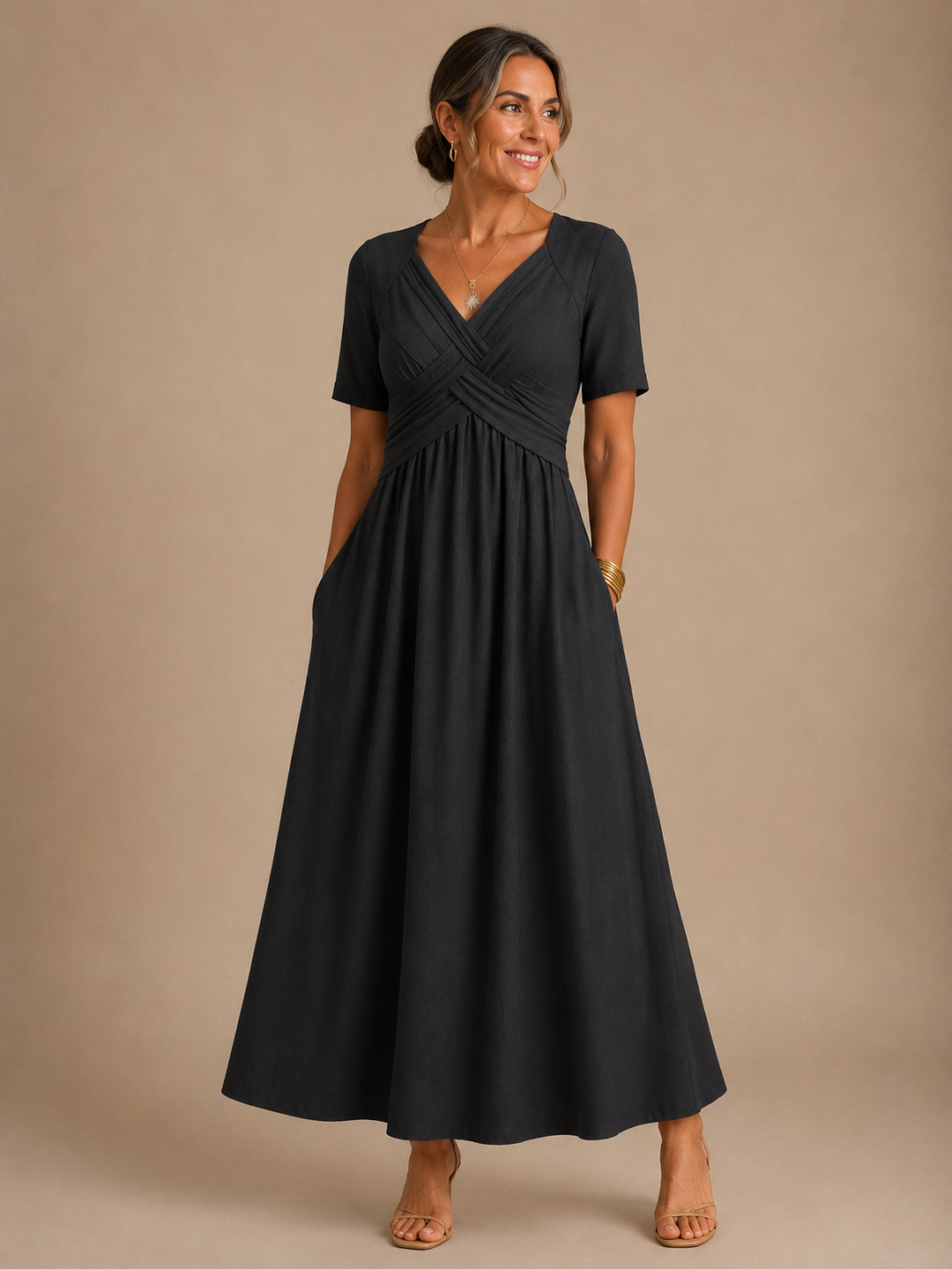 Angeli - Elegant Midi Dress