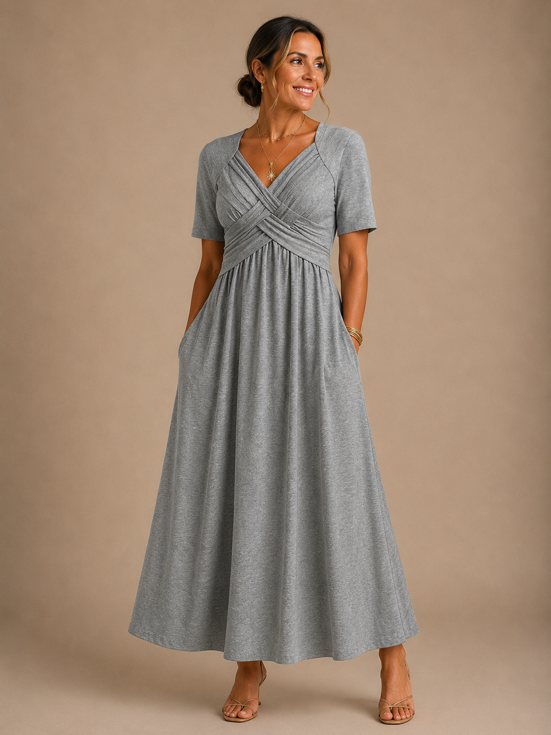 Angeli - Elegant Midi Dress