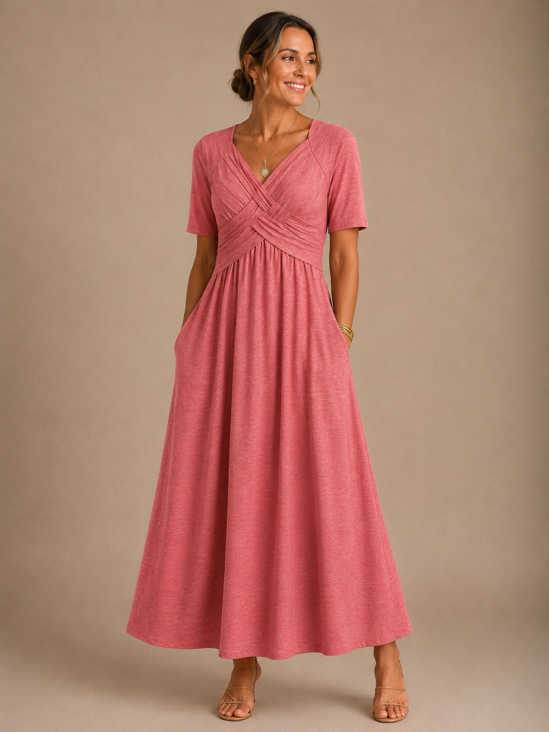 Angeli - Elegant Midi Dress