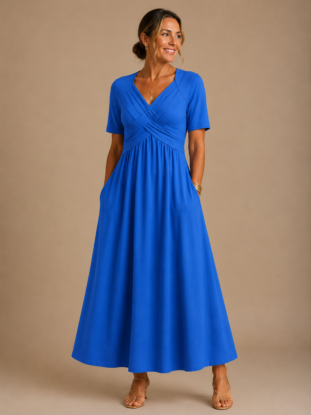 Angeli - Elegant Midi Dress