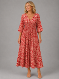 Althea - Bohemian Flow Midi Dress