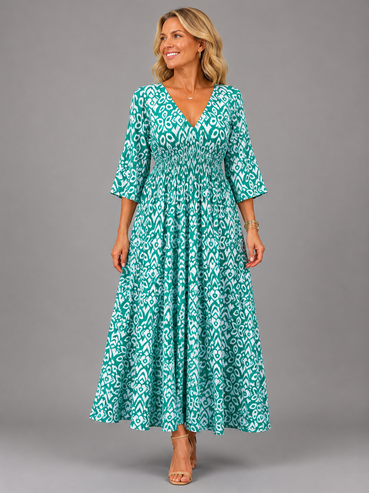 Althea - Bohemian Flow Midi Dress