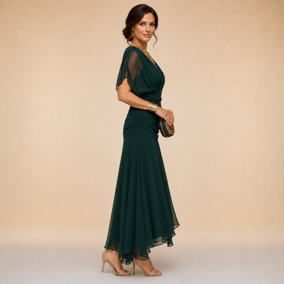 Emma - Elegant Midi Party Dress