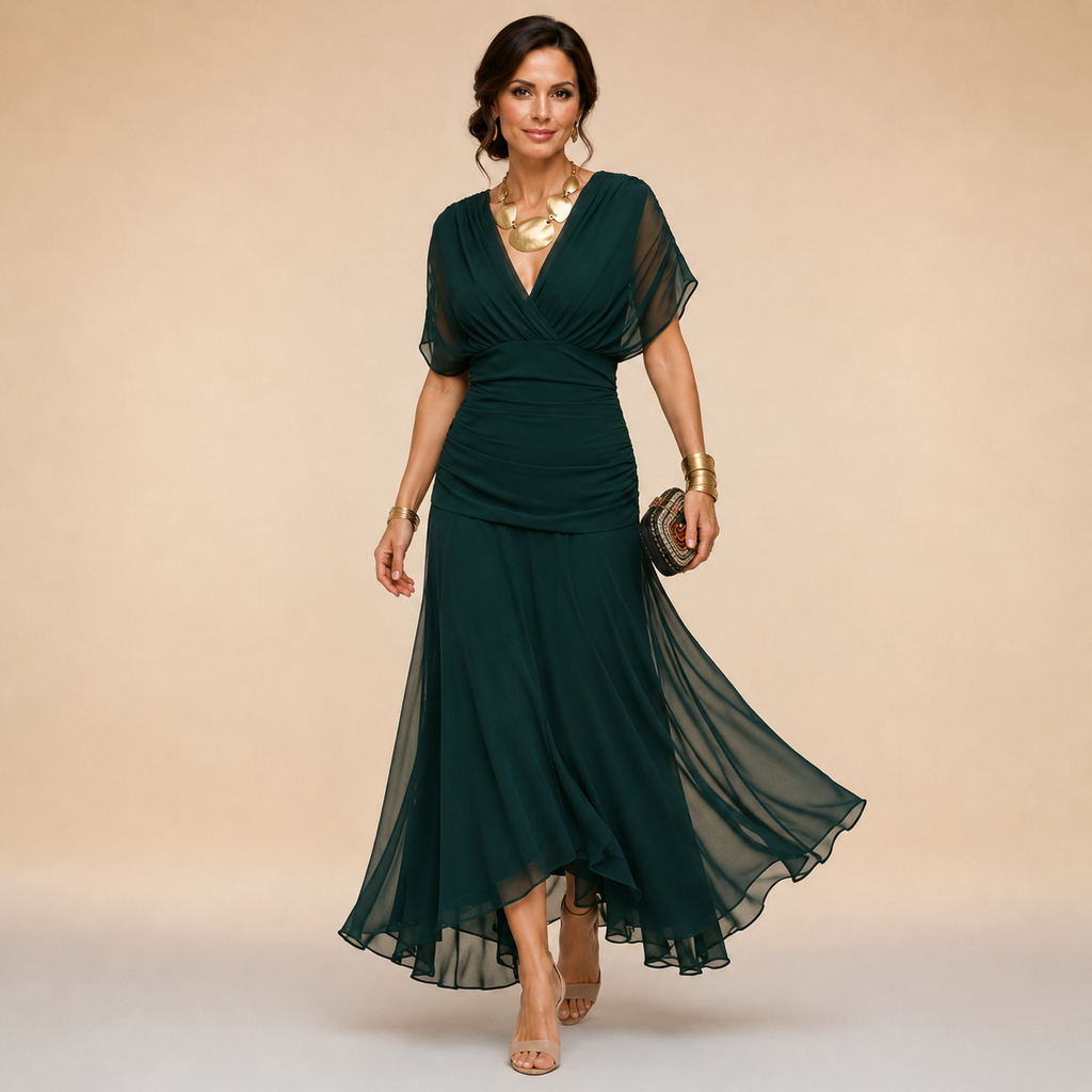 Emma - Elegant Midi Party Dress