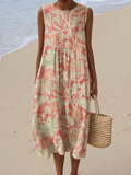 Beth - Floral Midi Dress