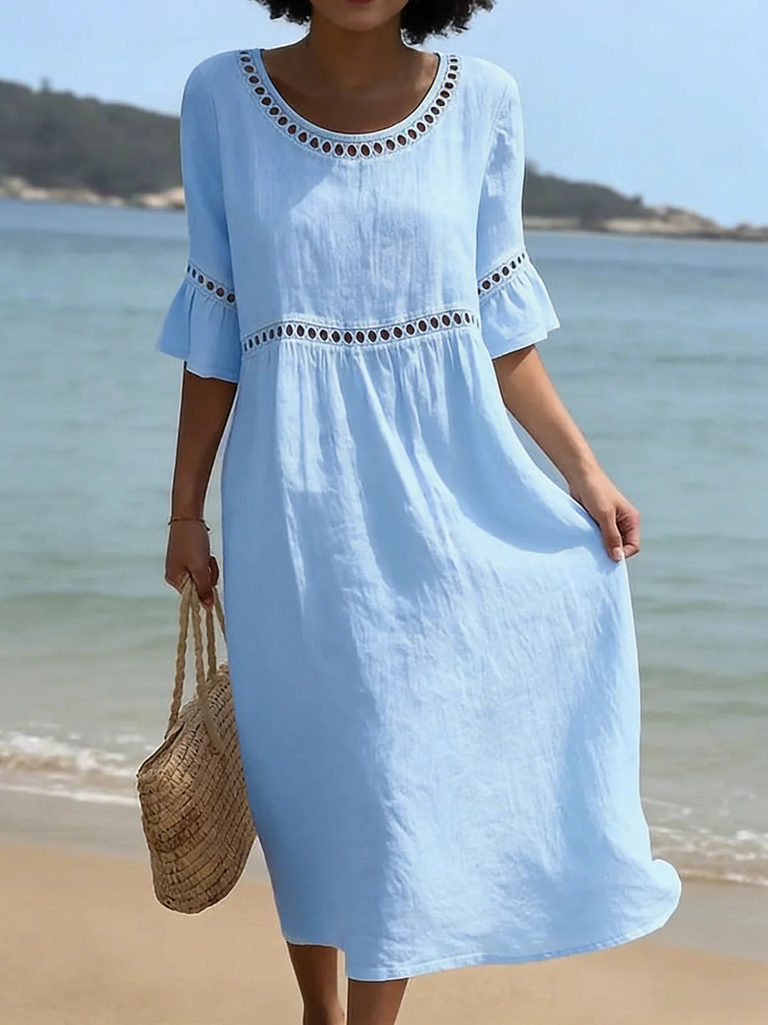 Amara - Flowing Midi Dress
