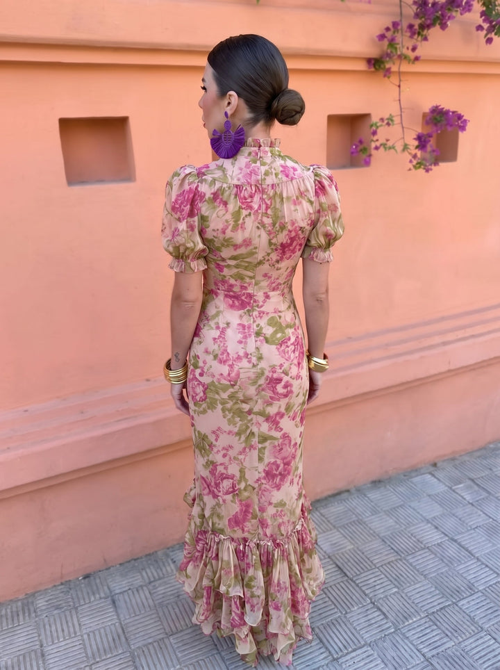 Felicia - Floral Rose Dress