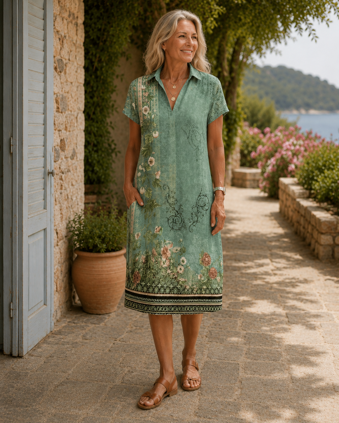 Bianca - Lightweight Comfort Midi Dress
