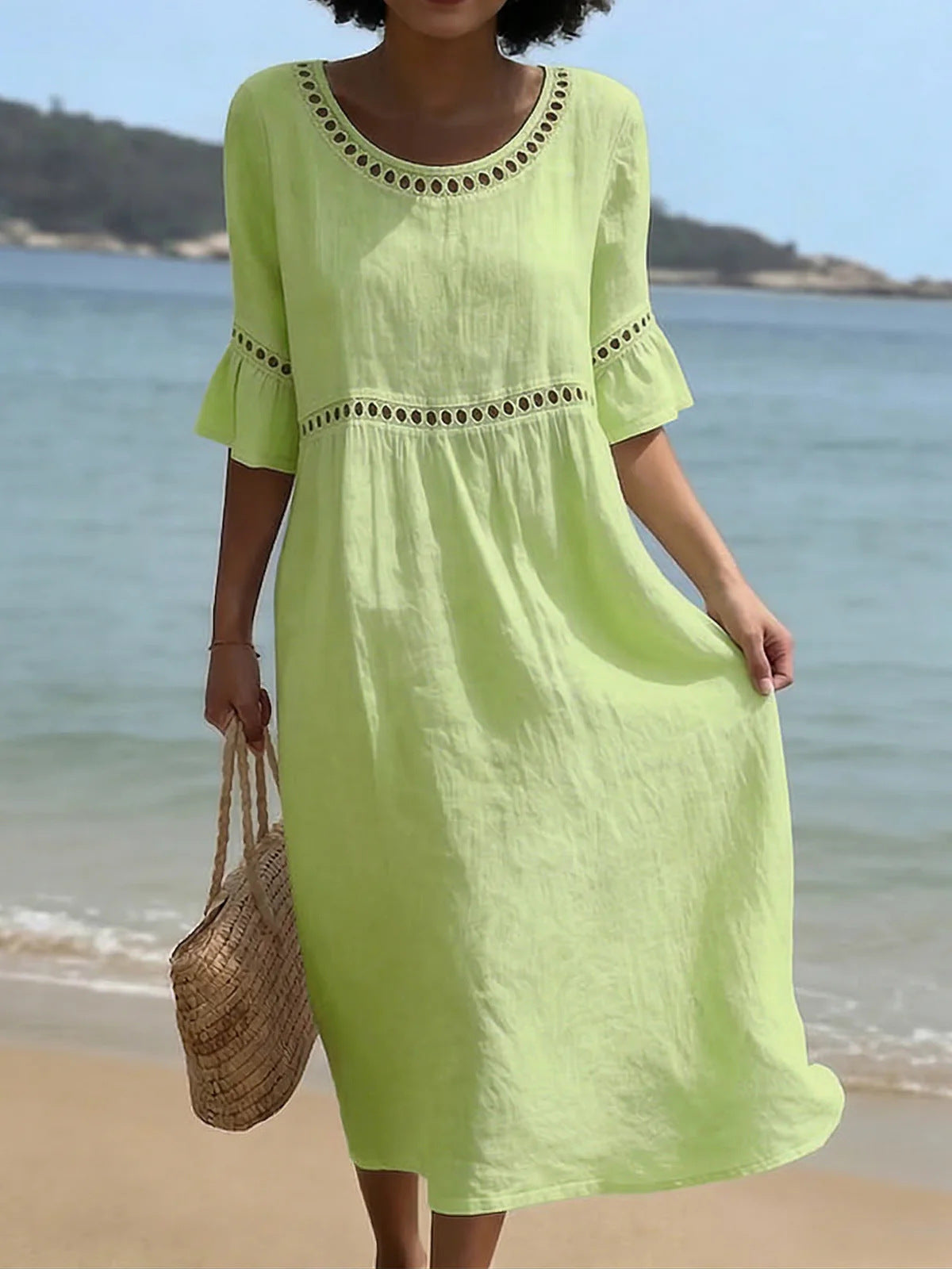 Amara - Flowing Midi Dress