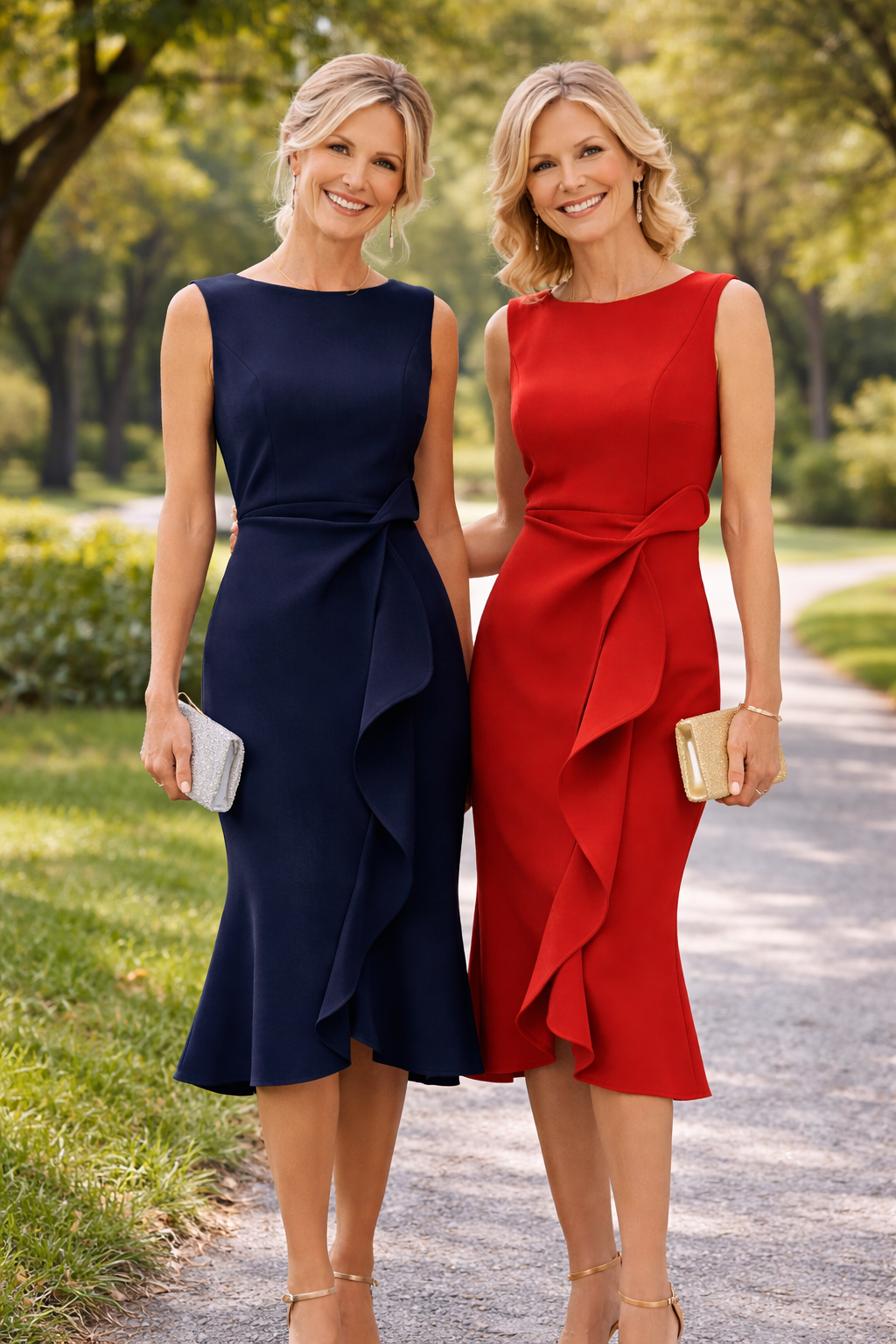 Darlene - Sophisticated Midi Dress