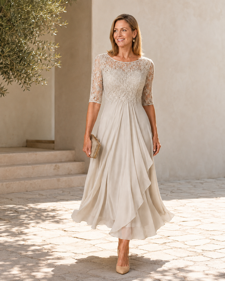 Rose - Lace Midi Dress