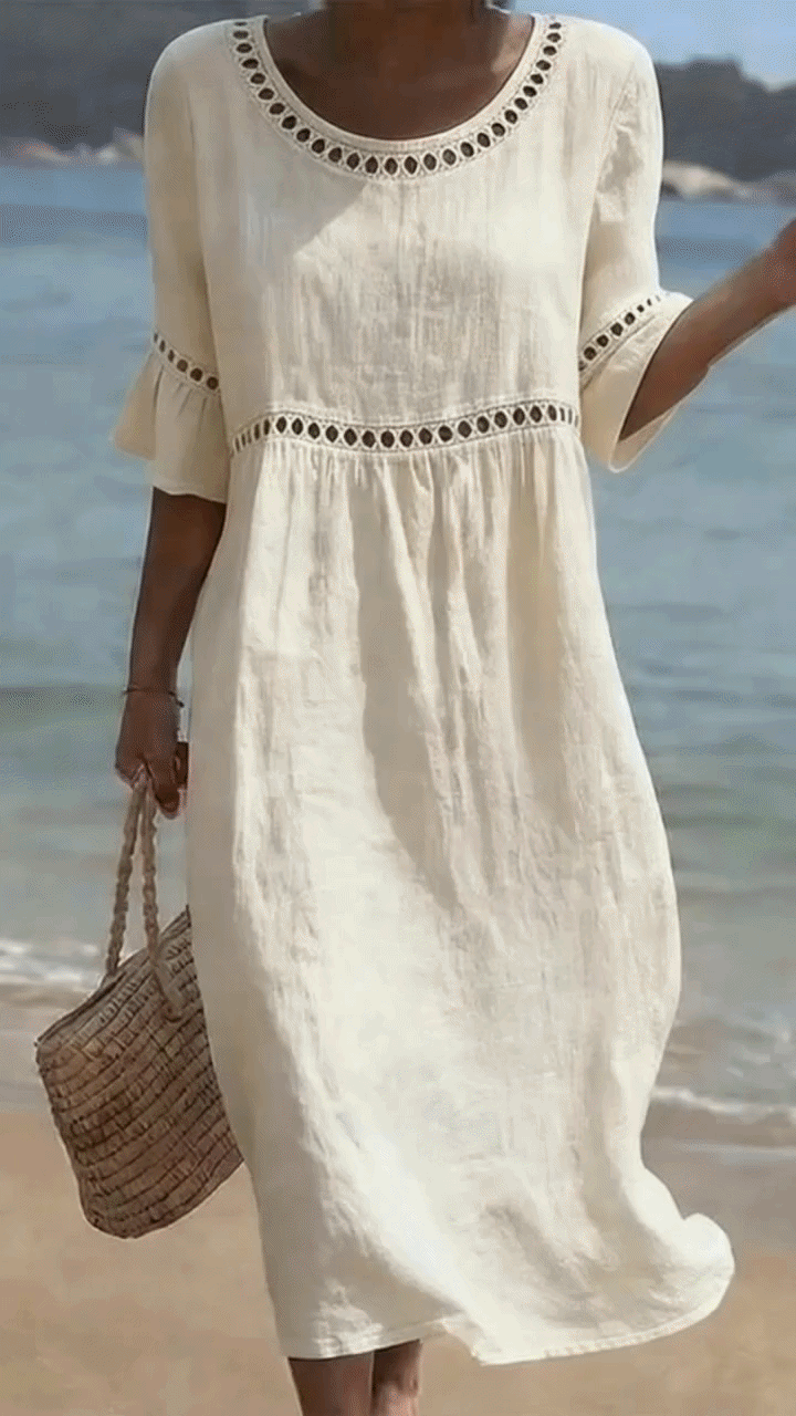 Amara - Flowing Midi Dress