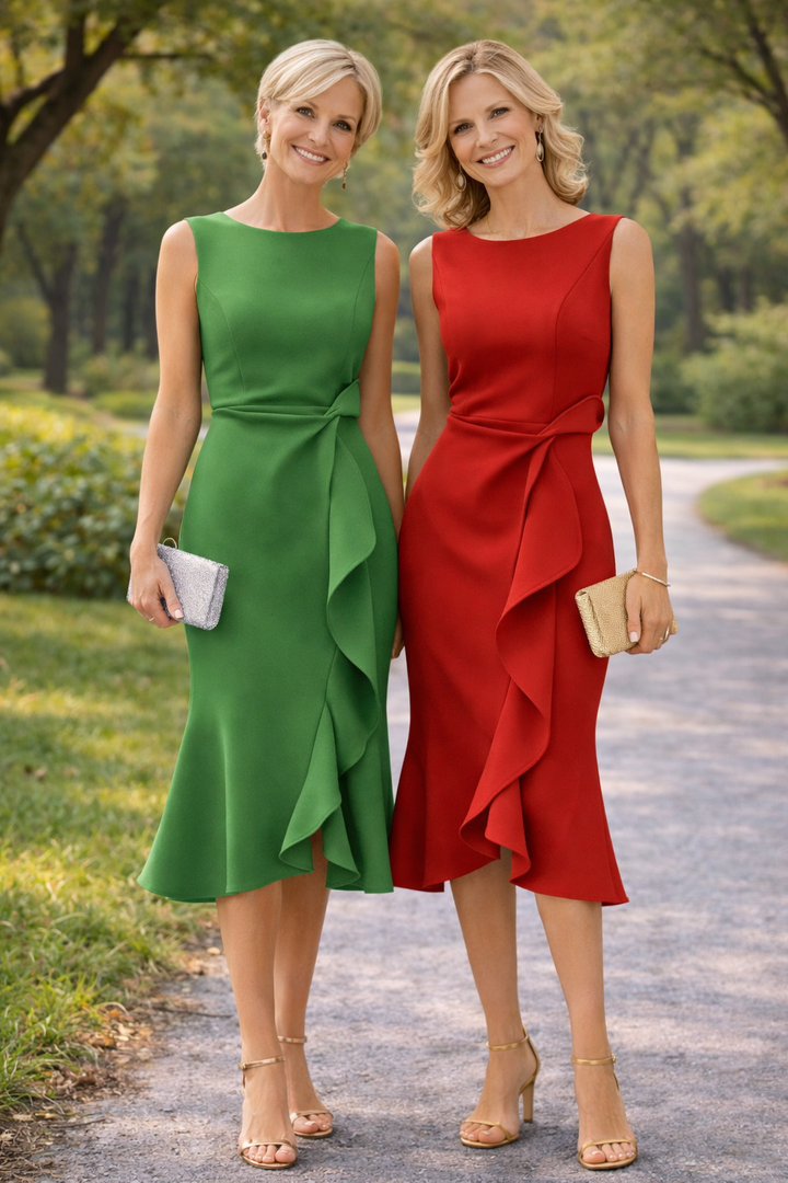 Darlene - Sophisticated Midi Dress