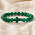 Sacred Bead Cross Bracelet