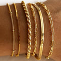 Classic Gold Bracelet Set